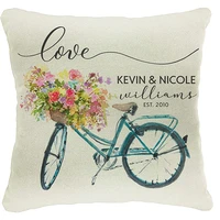 personalized throw pillow case 18x18 home d%c3%a9cor for housewarming christmas anniversary mothers day birthday valentines