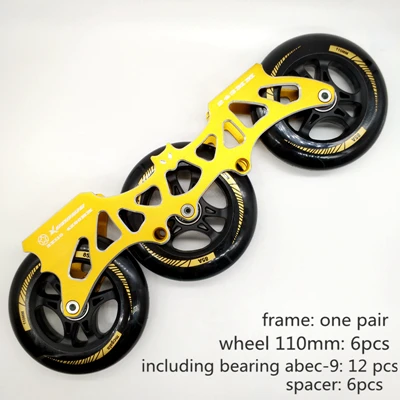 frame and wheel Рамка для роликов летучая мышь рамка 3*110 мм 4*80 мм - Цвет: frame and wheel