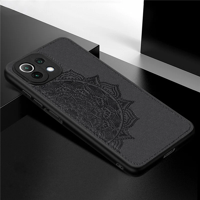

Чехол для Xiaomi Mi 11 Lite, чехол Mi 11 Lite Capas, бампер для телефона, броня, Shockpoof, Модный Магнитный тканевый чехол для Mi 11 Lite, Fundas
