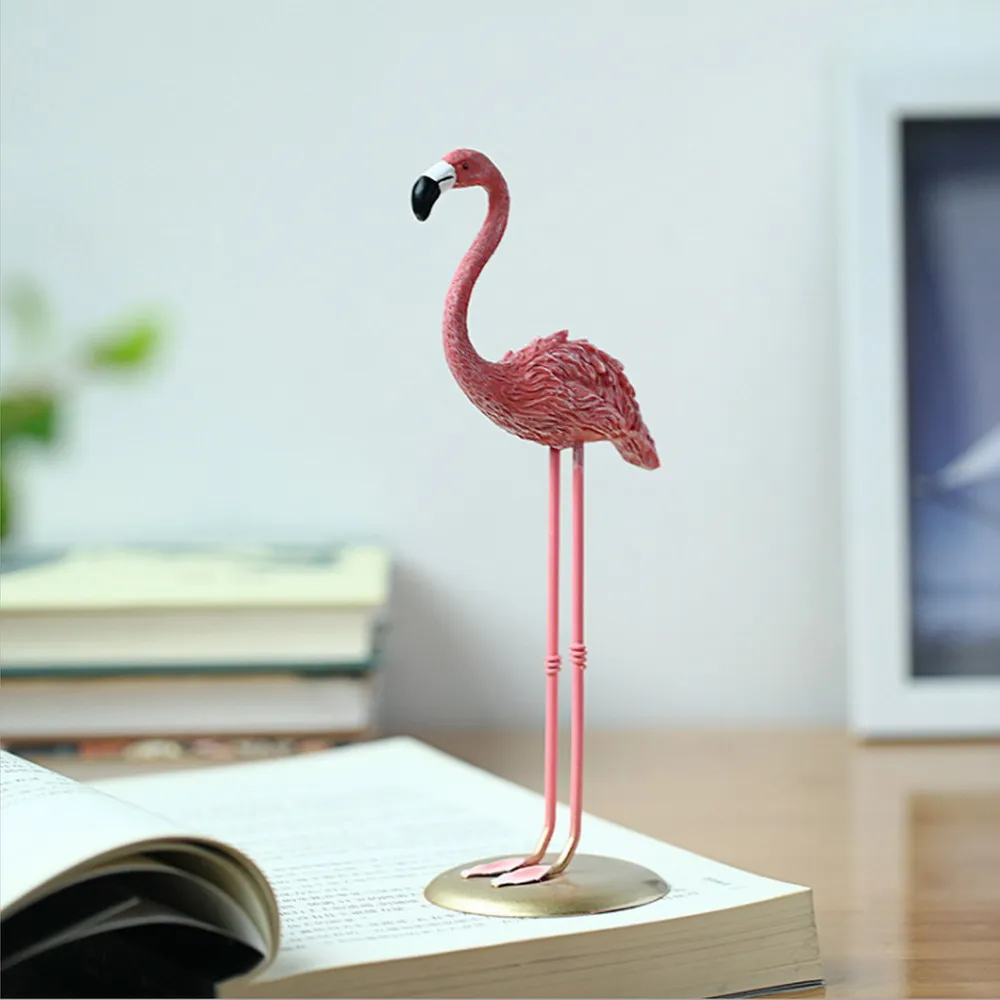 Желательные розовые украшения в виде фламинго милый домашний подарок розового