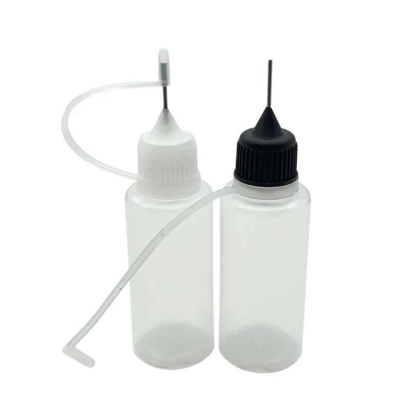 50 шт. пустые пластиковые флаконы-капельницы объемом 20 мл со стандартной
