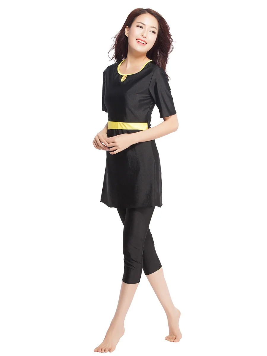 Burkinis Исламский купальник для женщин и девочек Мусульманский с полным покрытием