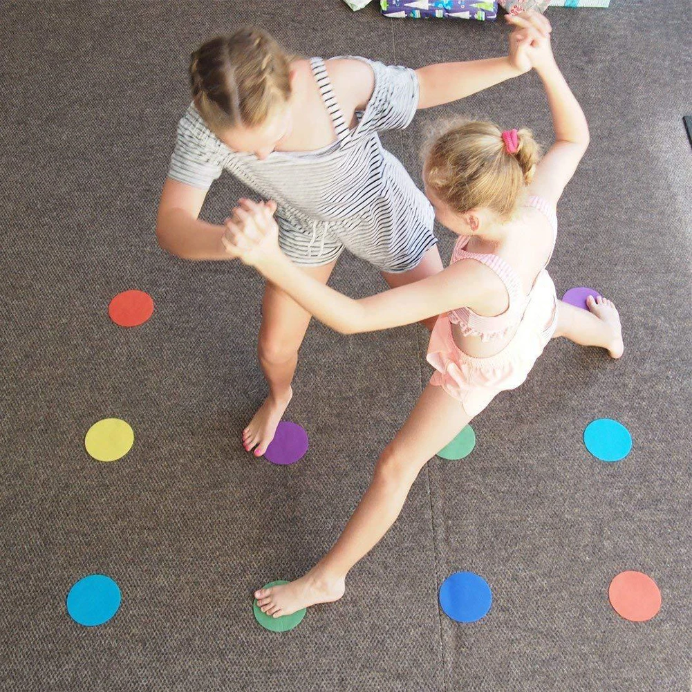 6 цветов школьный пол Дошкольный круглый учебный тег игрушки спортивный детский