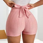 Сексуальные женские леггинсы, шорты, Однотонные эластичные летние короткие эластичные женские леггинсы с бантом