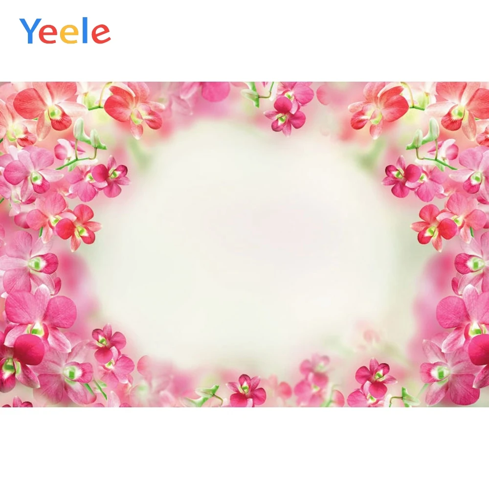 

Spring Flower Baby Portrait Birthday Backdrop Wedding Photocall Vinyl Photography Background For Photo Studio Photophone Prop