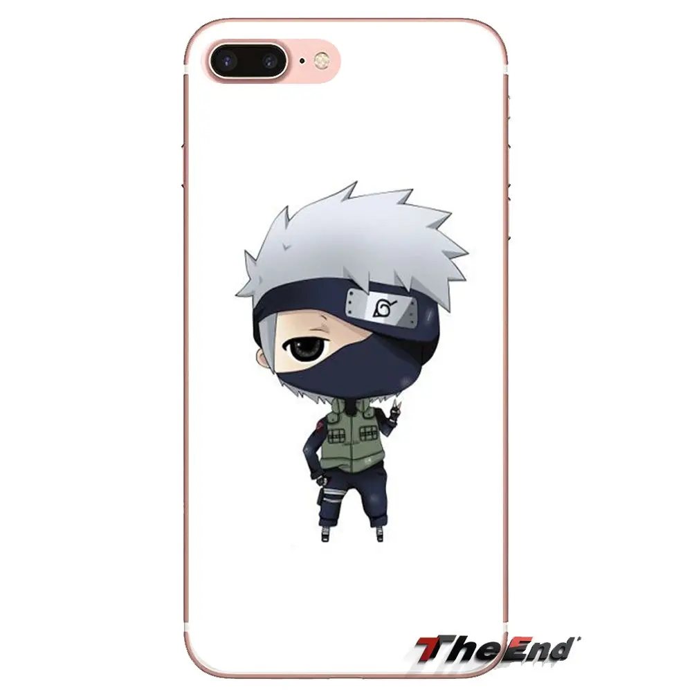 Naruto kakashi For iPhone XS Max XR X 4 4S 5 5S 5C SE 6 6S 7 8 Plus Samsung Galaxy J1 J3 J5 J7 A3 A5 Transparent TPU Case Covers |