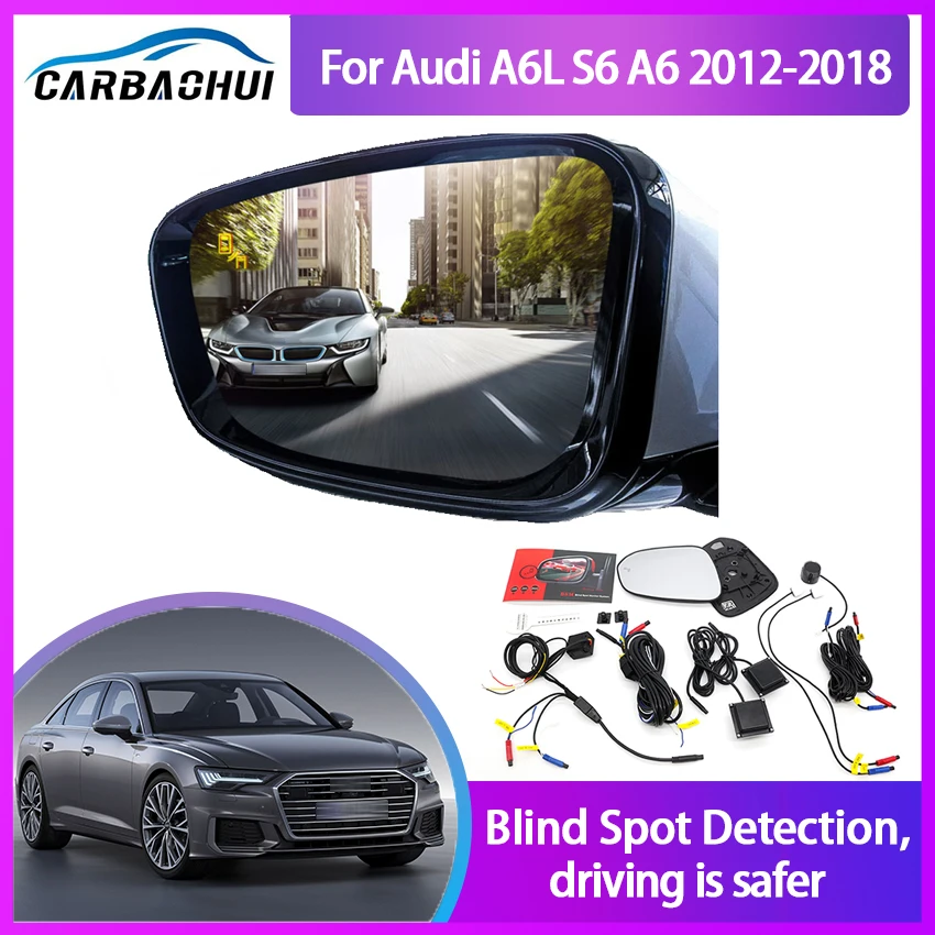 

Blind Spot Detection For Audi A6L S6 A6 2012-2018 System Rearview Mirror BSA BSM BSD Monitor Change Assist Parking Radar Warning