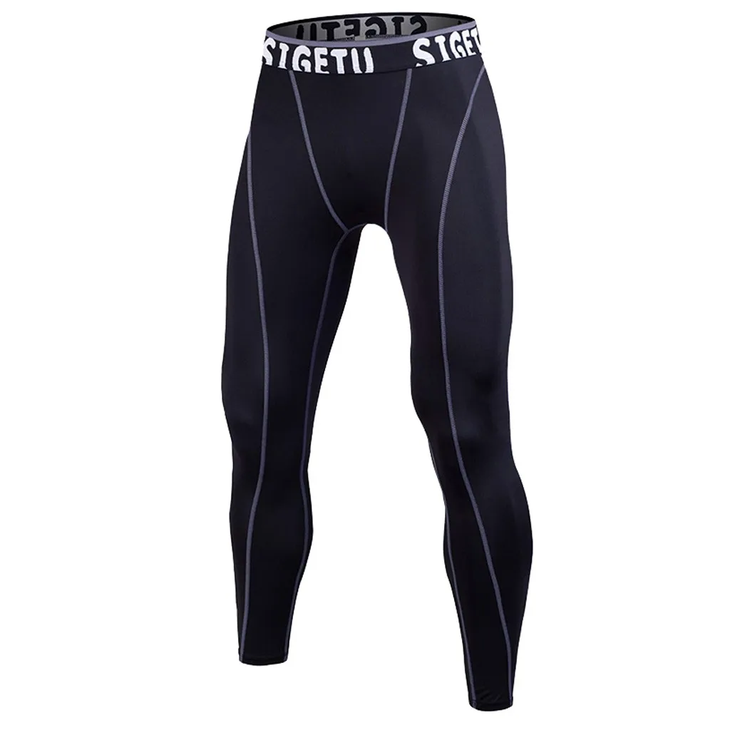 Мужские спортивные штаны для бега футбольные тренировок эластичные леггинсы