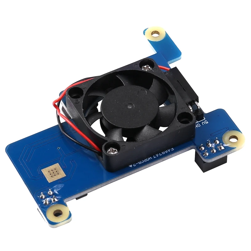 Подходит для Raspberry Pi 4B/3B + Power over Ethernet (PoE) HAT с охлаждающим вентилятором +|Аксессуары