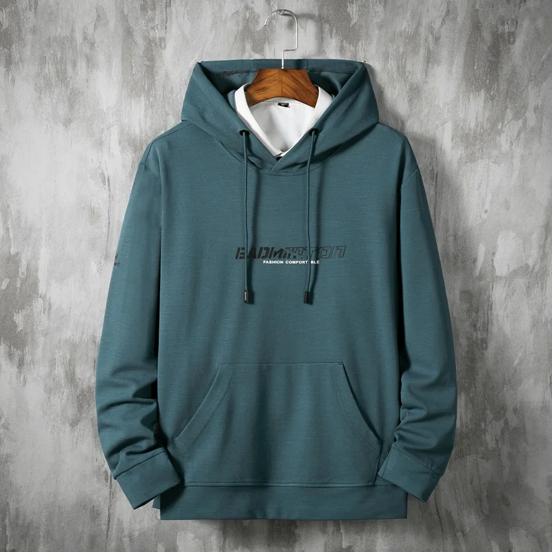 Мужская Повседневная Толстовка размера плюс 8XL мужские весенне-осенние