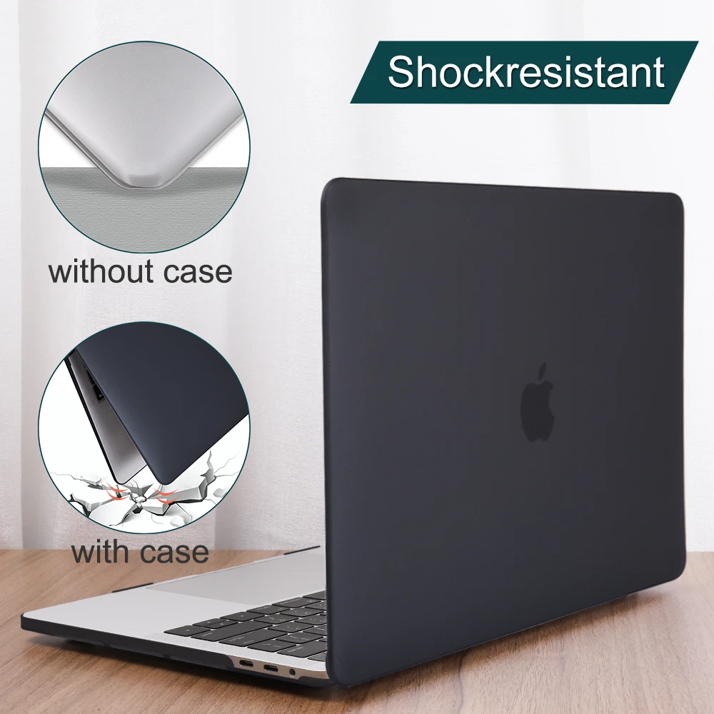 Матовый/кристально прозрачный жесткий чехол для Macbook Pro 13 16 дюймов 2019 A2159 A2141 Touch Bar