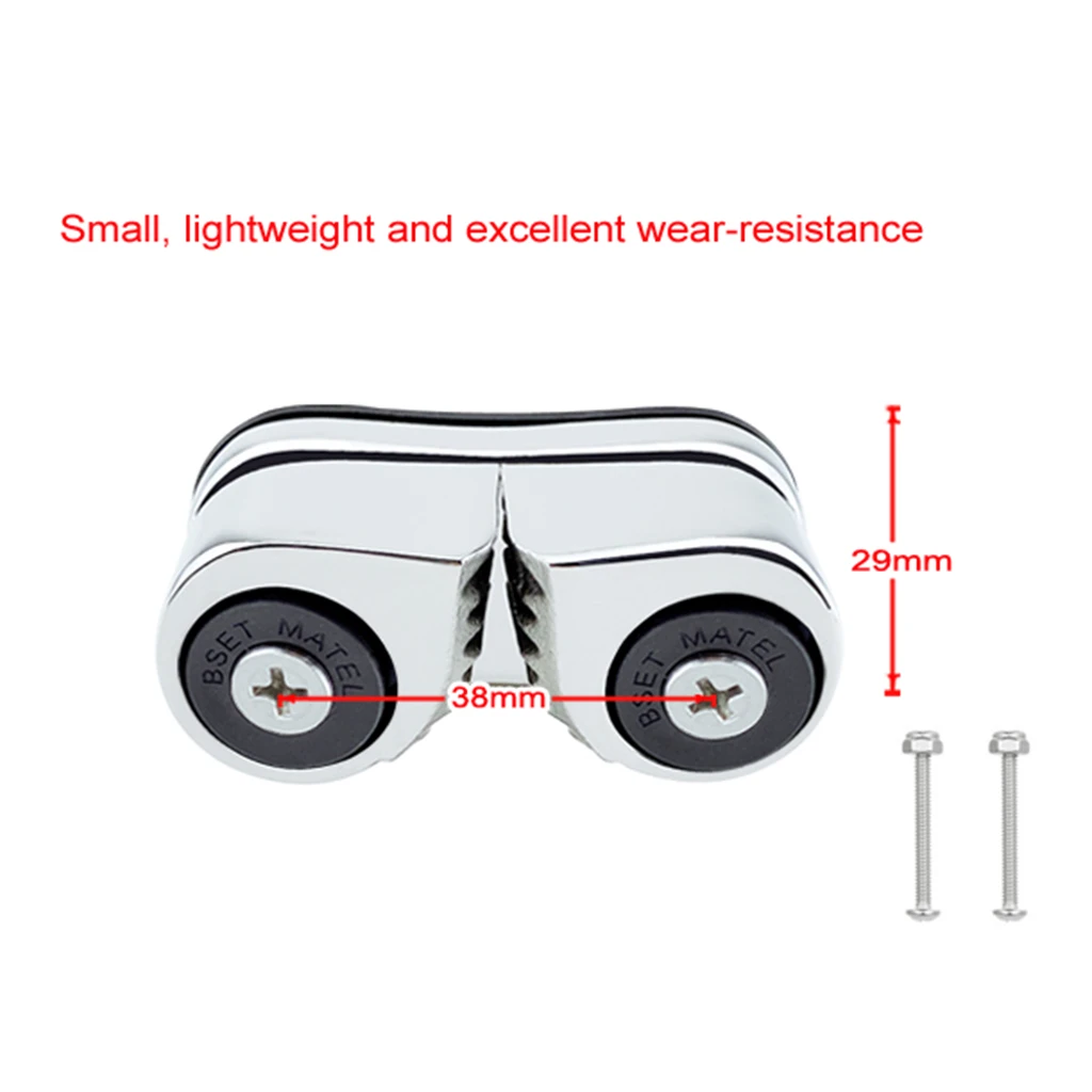 

Kayak Cam Cleats Stainless Fast Entry fits 3-12mm Cord Sailing Accessories