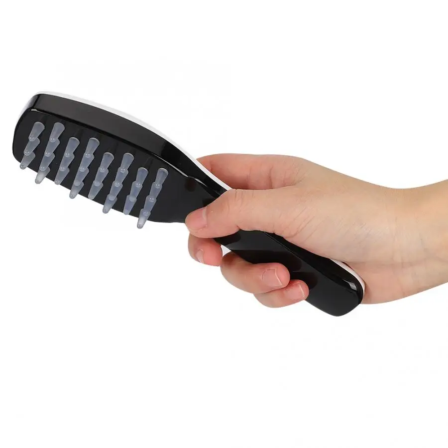 

Hairbrush Electric Red Blue Light Hair Anti-Loss Massage Vibration Therapy Comb Hair Care Tool Professional Hair Comb
