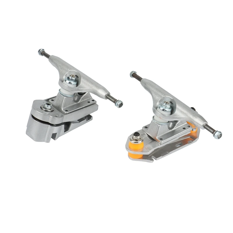 

Top!-S5 Surf Skateboard Trucks Adapter Surf Skate Bridge Spring Bracket Complete Set with Risers Bolts 6.25Inch Trucks