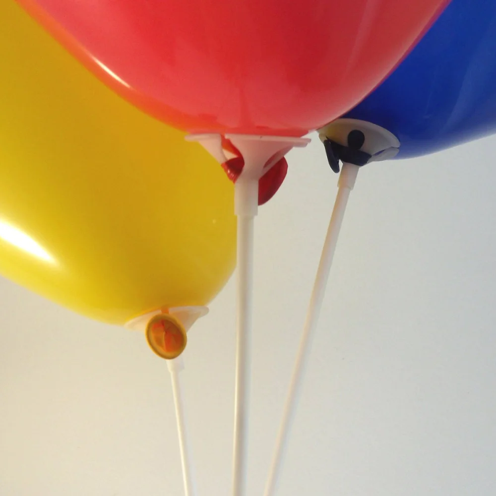 

100pcs 40CM Child Safety Balloon Cup with Stick Holder