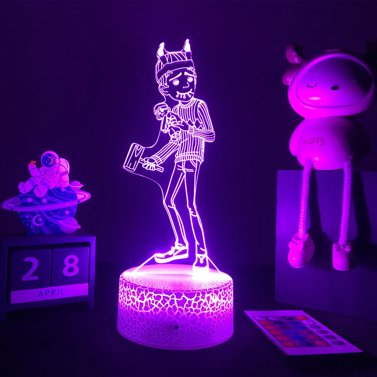 

Horror Manga Souichi Tsujii Junji Ito Uzumaki 3D LED Lamp for Bedroom Decor Nightlight Birthday Gift Anime Junji Ito Collection