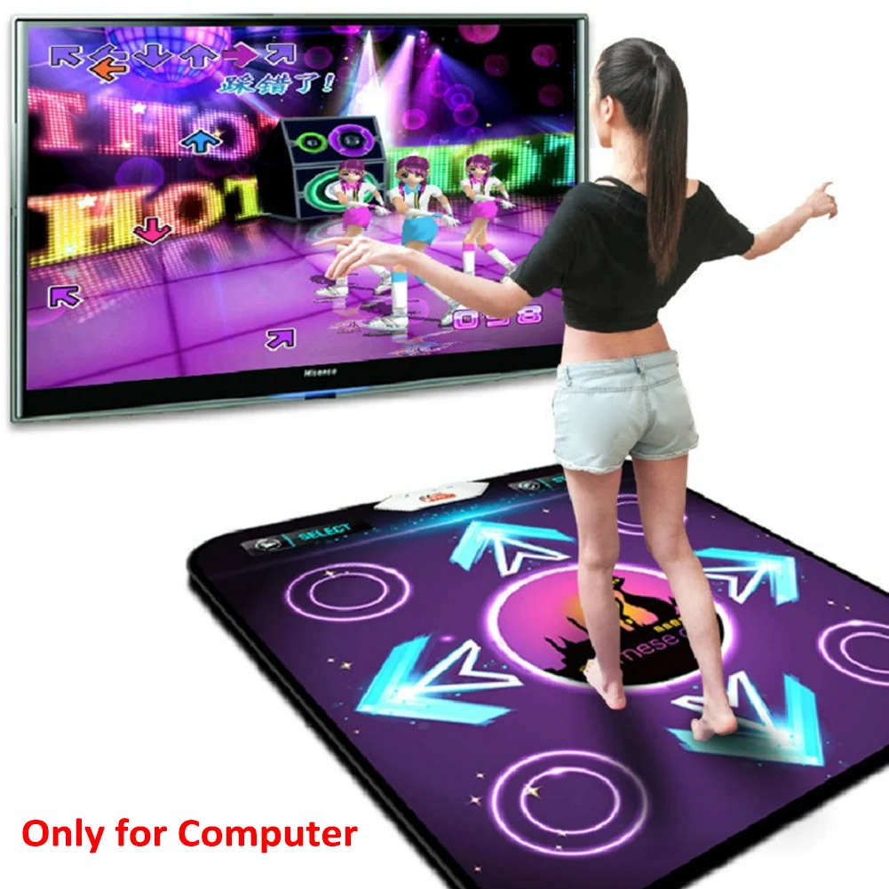 

Non Slip Dancing Step Dance Mat Pad Motion Sensing Wireless Accurate Foot Print Game Mats Fitness Game Pads USB PC Dancing rug