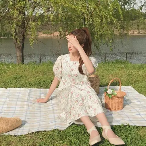 Горячая прерия шик свежий свободный печати цветочные ретро 2019 Лето Свободные