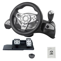 for ps2pc d inputx input pc computer compatible with steam with vibration computer game console steering wheel racing wheel fo