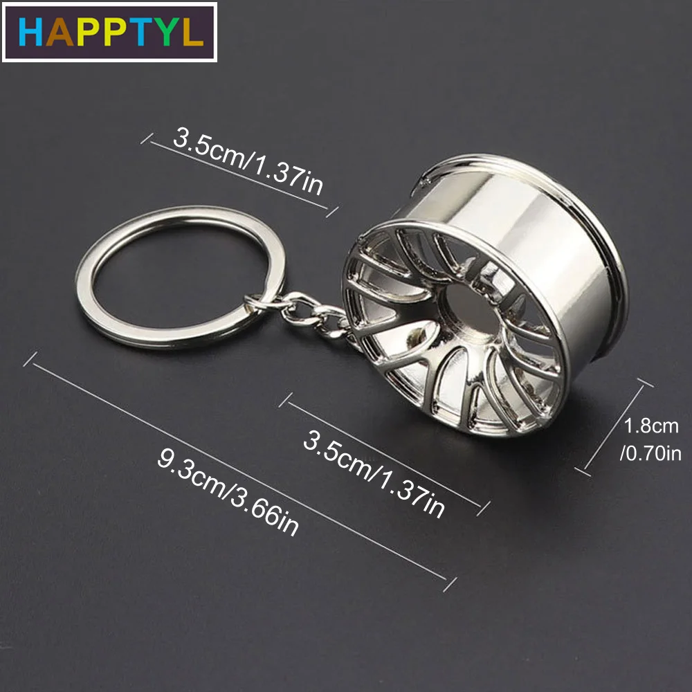 HAPPTYL 1 шт металлический брелок Chian модный автомобильный для ключей кольца брелоки