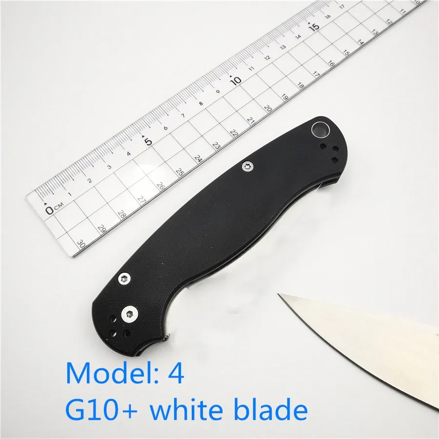 KESIWO DA15& C81 EDC карманный складной нож 440C Лезвие алюминий/G10 Ручка Открытый Отдых Рыбалка фрукты нож ручной инструмент - Цвет: C81 BLACK SANDING
