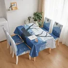 Качественные скатерти для стола BlueColor Tapete, скатерти с цветочным принтом для столовой, скатерти для стола (без чехла на стул)