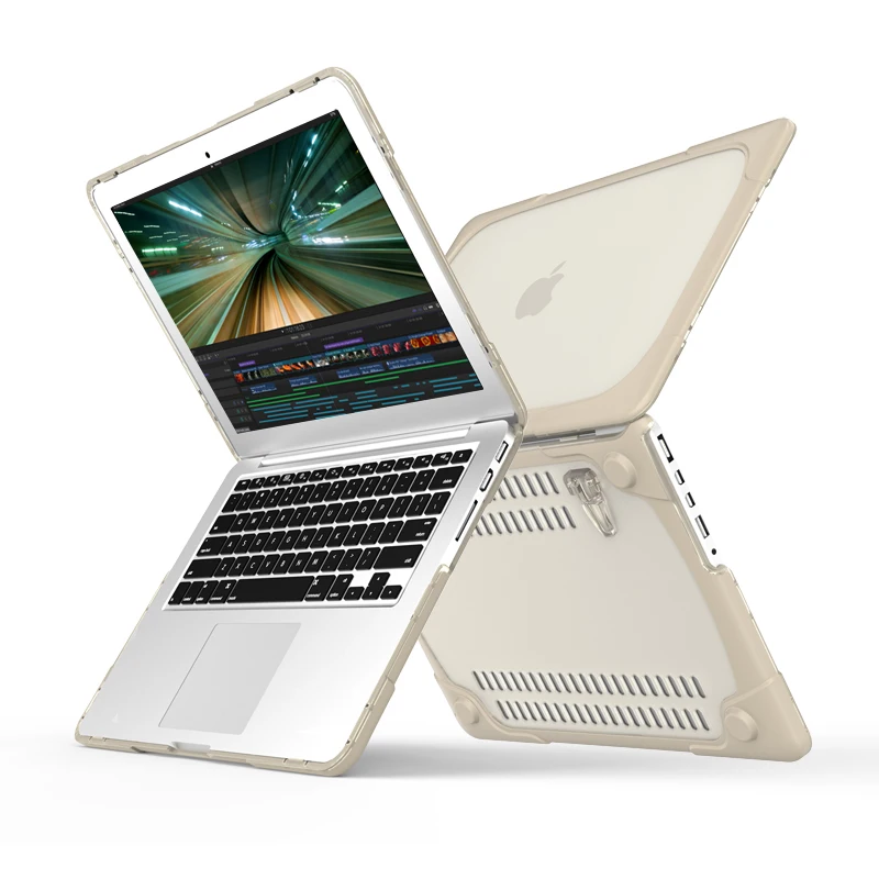 Чехол-подставка для Apple MacBook Retina 13 дюймов A1502 A1425 Мягкий силикон ТПУ + Жесткий Чехол