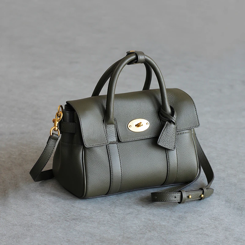 

Women's Handbag With Genuine Cow Leather High-End Cowhide Single Shoulder Bags