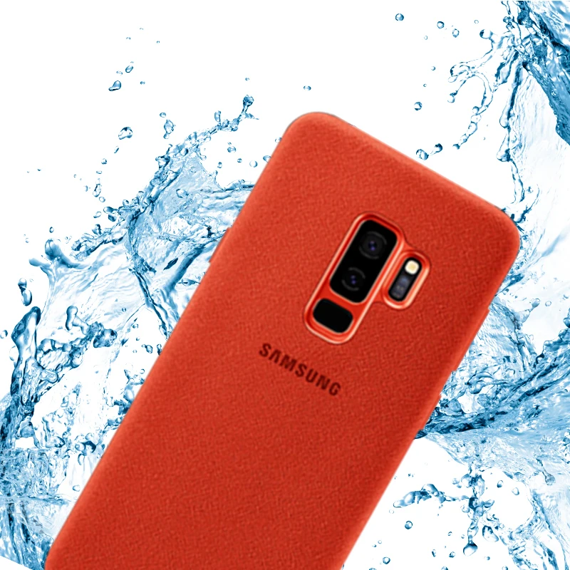 Чехол для Samsung S9 оригинальная официальная Роскошная замшевая задняя крышка с