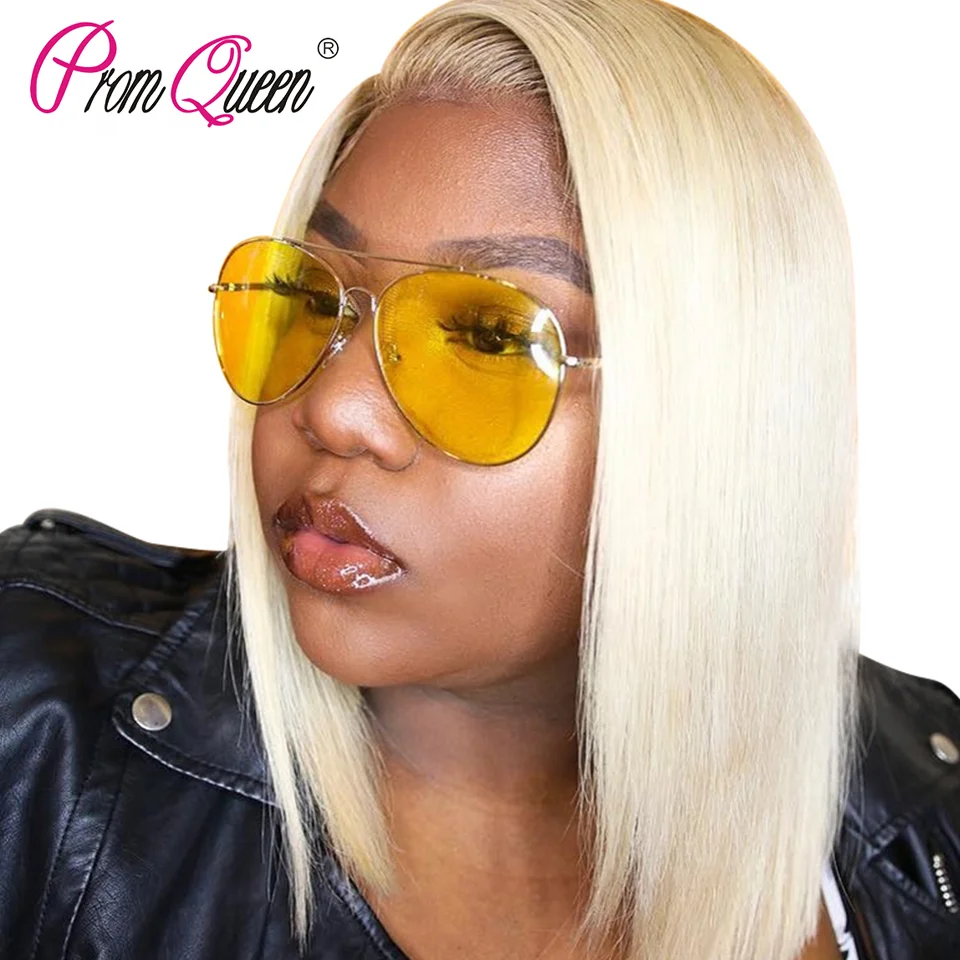 Бразильские волосы Remy Promqueen 13x6 613/1B613 светлые кружевные передние человеческие