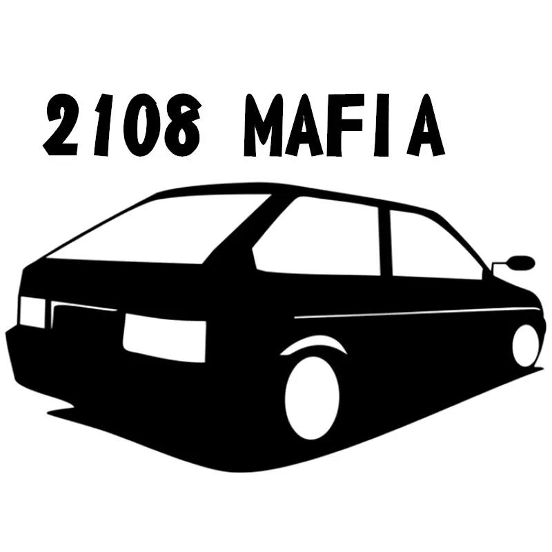 

Funny Car Sticker Cool 2108 Mafia Vinyl Decal Waterproof Auto Stickers for Bumper Rear Window