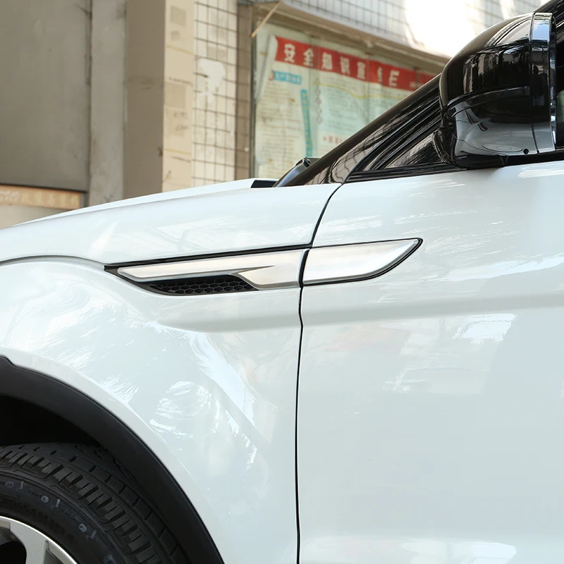 4 шт. глянцевые черные боковые накладки на вентиляционное отверстие для Land Rover Range