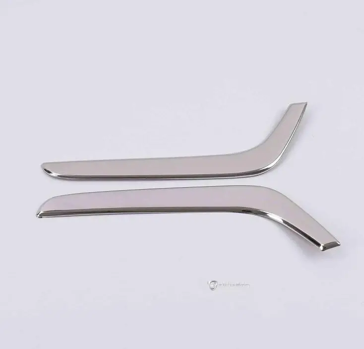 2 шт. наклейки на передние противотуманные фары из нержавеющей стали для HONDA CRV 2017