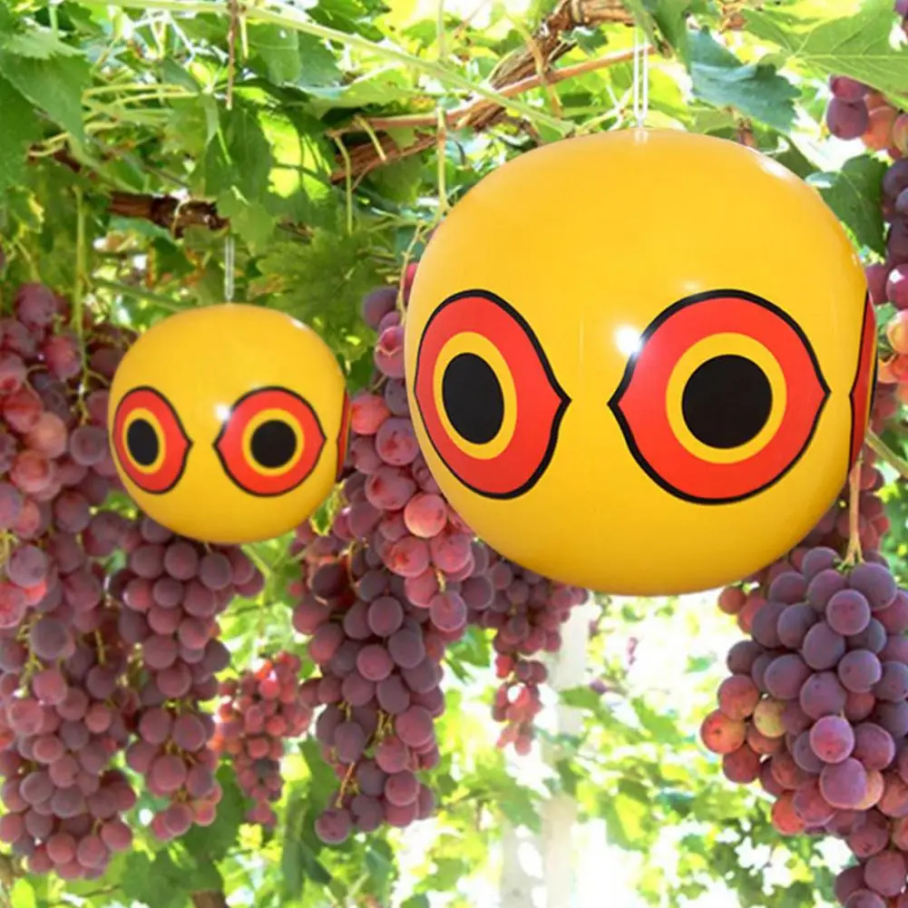 

PVC Inflatable Beach Ball Orchard Bird Repelling Ball Horror Eye Ball Farm Scare Away Bird Balloon