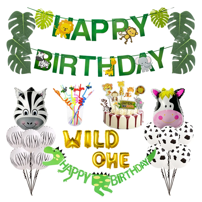 Вечерние воздушные шары динозавра вечерние украшения на день рождения детский