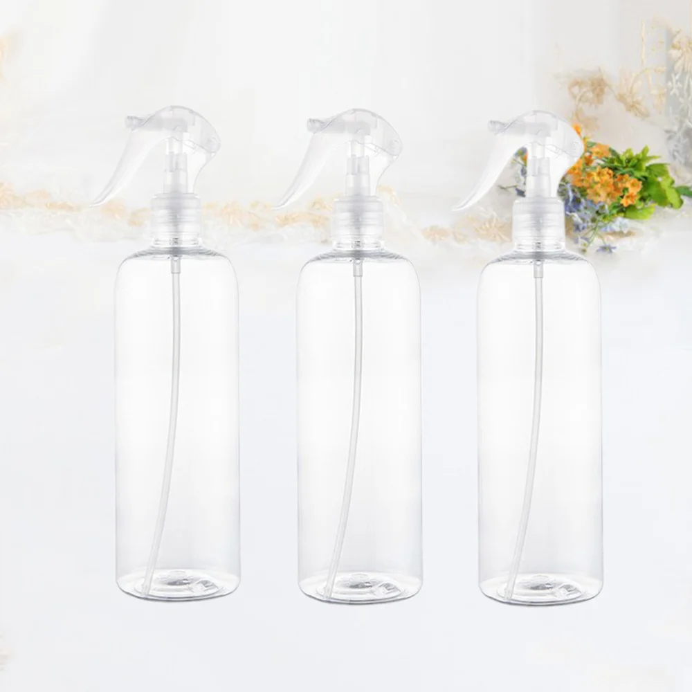 

3 Pcs 500ml Empty Spray Bottle Transparent Flowers Plants Water Sprayer Refillable Bottle Baking Tools for Home Garden B
