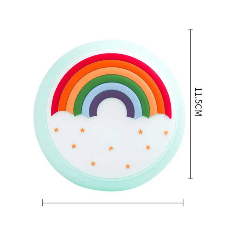 

Rainbow Silicone Light USB Charging Rainbow Candy Atmosphere Light Festive Party Supplies Event Party Decorations Lawn Lamps