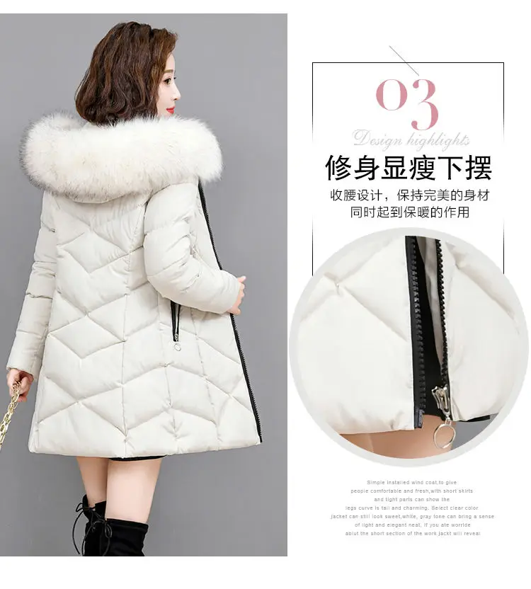 Женская парка на утином пуху длинная Сверхлегкая куртка с капюшоном и