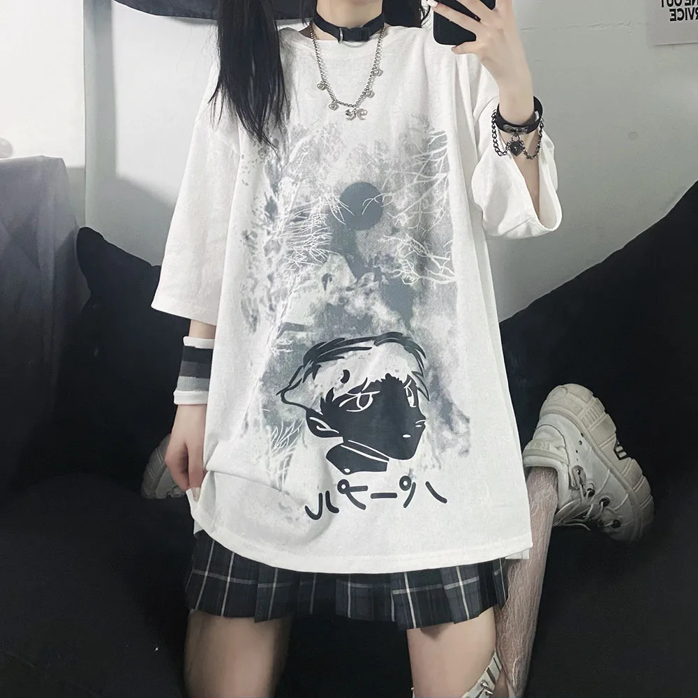 

Summer New Printing Fashion Design 2021 Women's High Street Solid Color Round Neck Summer T-Shirt Loose Casual