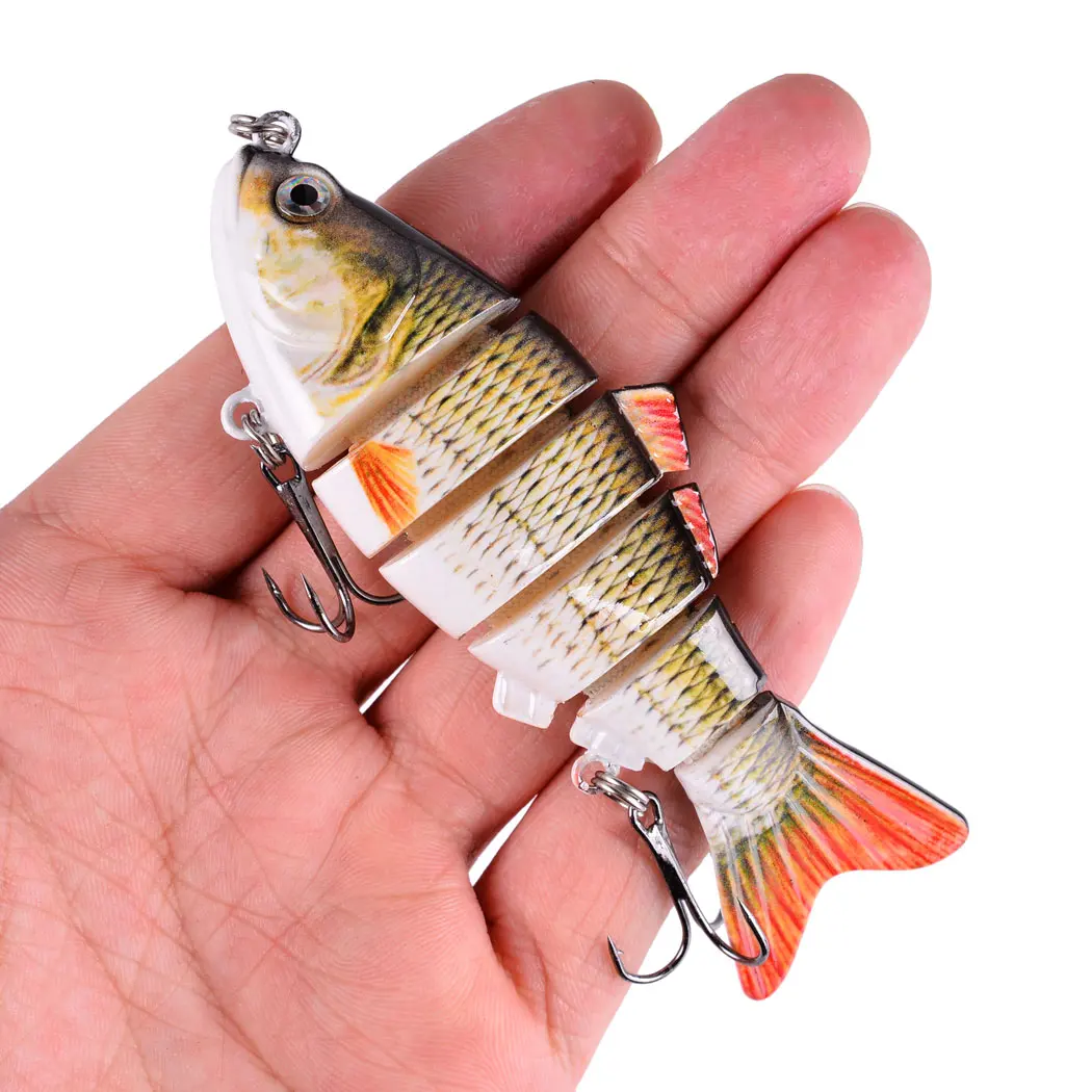 

Sinking Wobblers Fishing Lures 10cm 19.5g 6 Multi Jointed Swimbait Pesca Hard Artificial Bait Pike/Bass Fishing Lure Crankbait