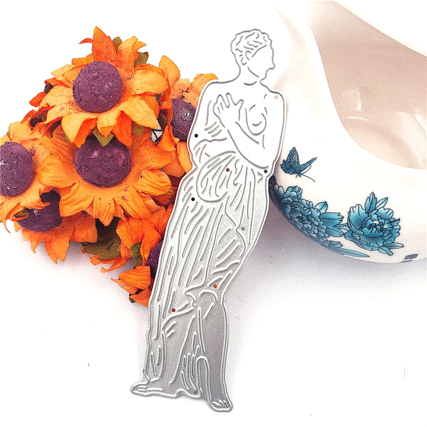 Изящные металлические Вырубные штампы для рукоделия в стиле принцессы украшение