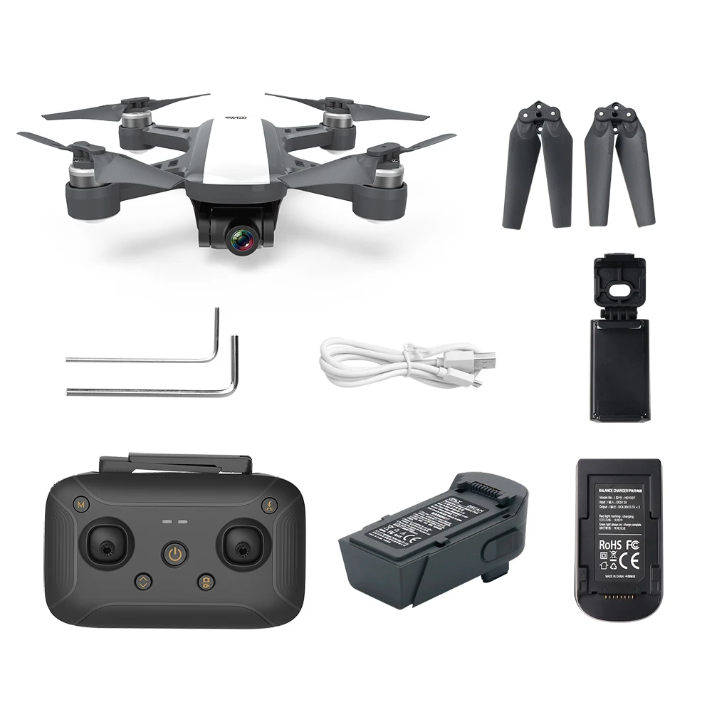 white standard box Dream RC Дрон видео камера gps FPV 1080P HD в режиме реального времени RC Квадрокоптер с карданный самолет игрушки малыш C-FLY PK DJI Tello DJI Spark - Цвет: white standard box
