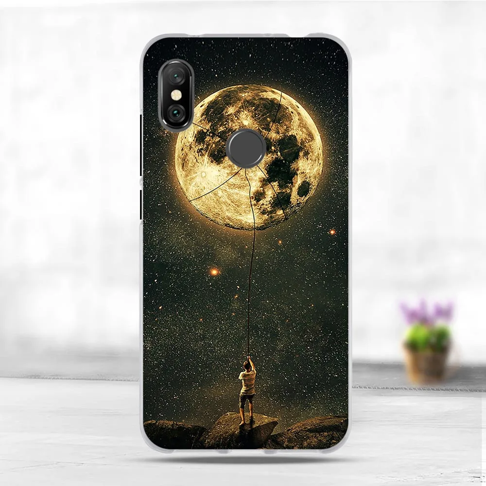 Чехол для Xiaomi Redmi Note 6 Pro чехол Xiomi силиконовый мягкий ТПУ задней панели Note6 6Pro милый