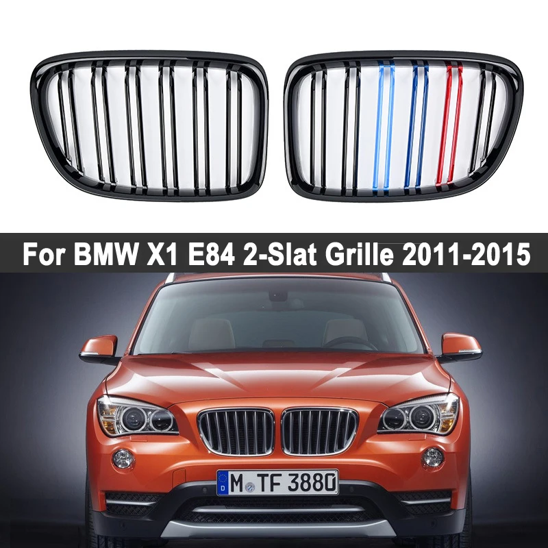 Двойная решетка радиатора для BMW X1 E84 2011 2015|Гоночные решетки| |