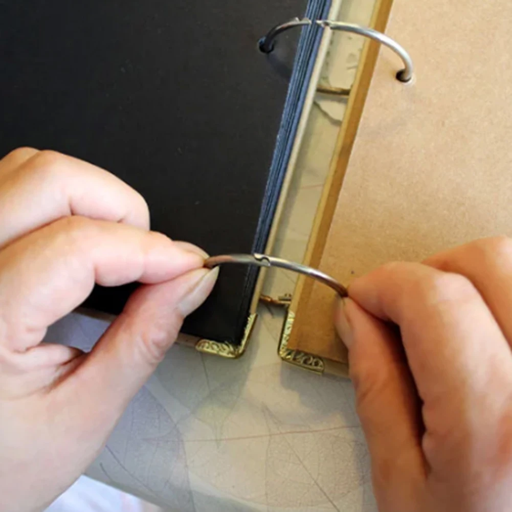 10 листов крафт бумаги картонные запасные страницы для 3 кольцевого фотоальбома