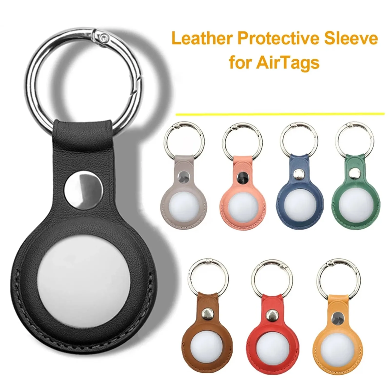 

Защитный чехол для Apple airтеги из жидкой кожи для Apple Locator Tracker + 2 шт. мягкая защитная пленка для Apple airтеги #3