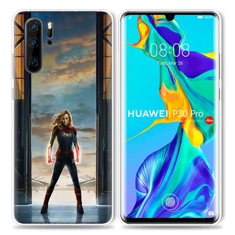 S09 Марвел Капитан чехол для huawei P20 P30 P Smart Z Plus P10 P9 P8 mate 30 10 20 Lite Pro силиконовый чехол для телефона - Цвет: S09