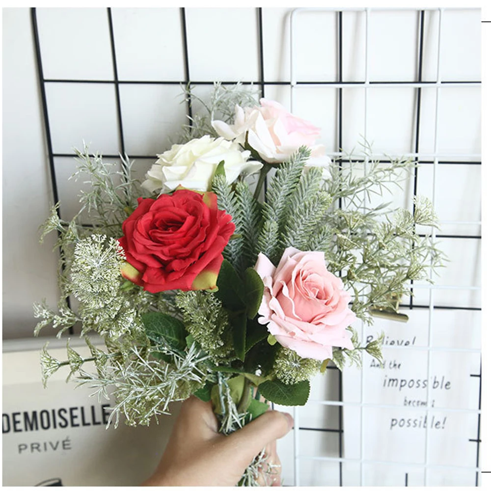 1 шт. искусственный цветок МИДа Роза растение бонсай свадебное украшение