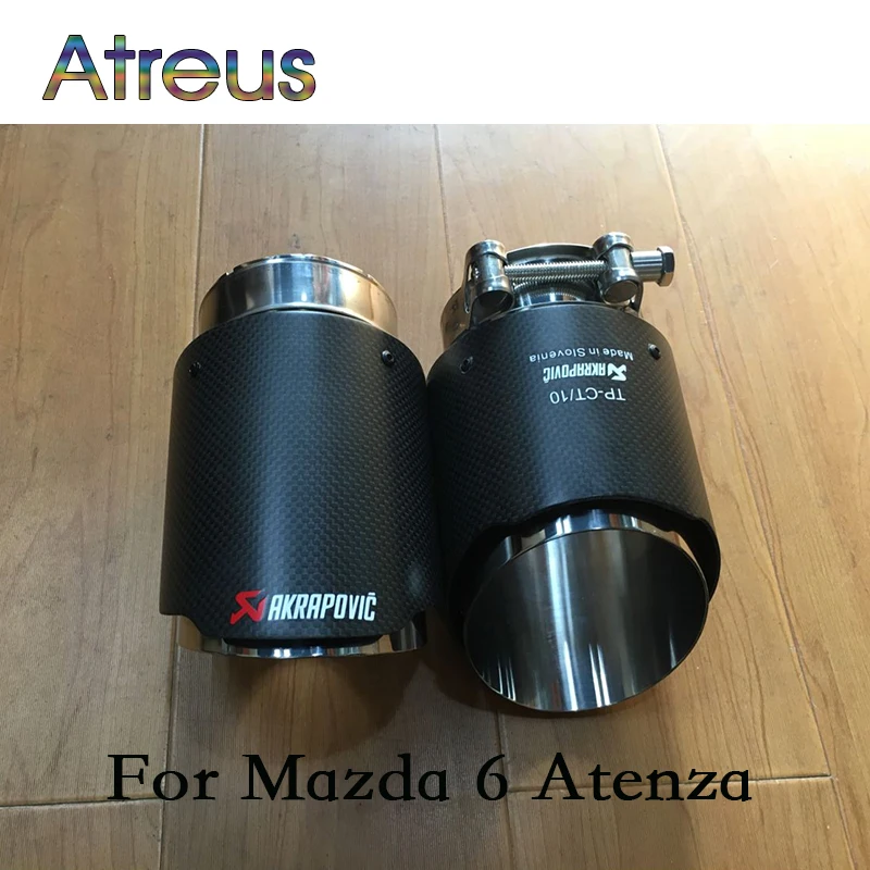 Akrapovic автомобильный глушитель для Cadillac ATS Jeep grand cherokee Prado Mazda 6 Atenza CX-5 CX5