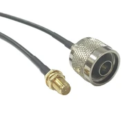 new modem coaxial cable n male plug switch rp sma female jack nut connector rg174 cable pigtail 20cm 8 adapter rf jumper